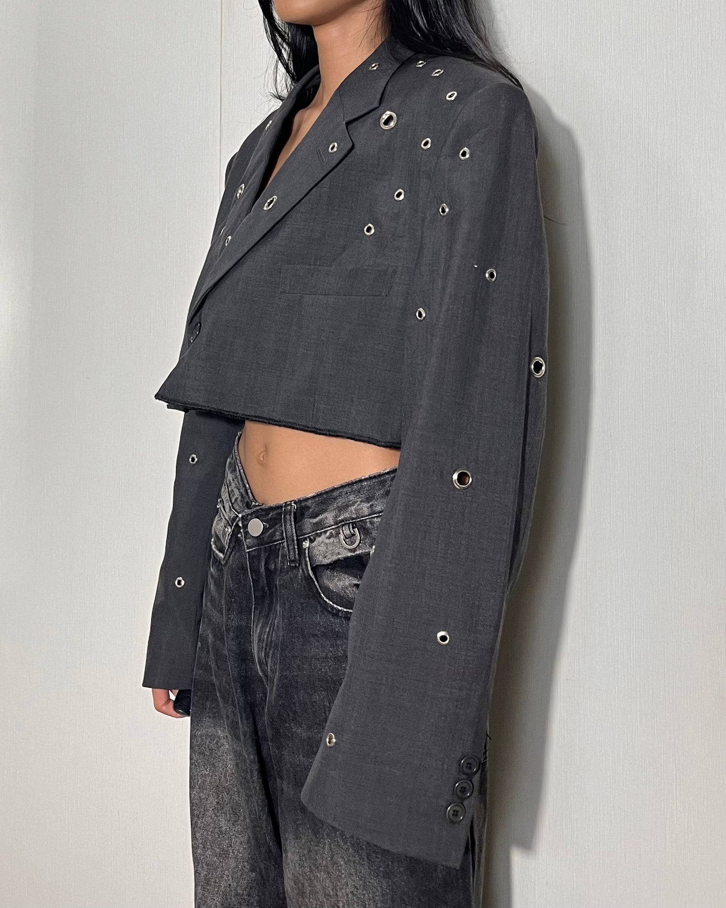Eyelet Blazer 008