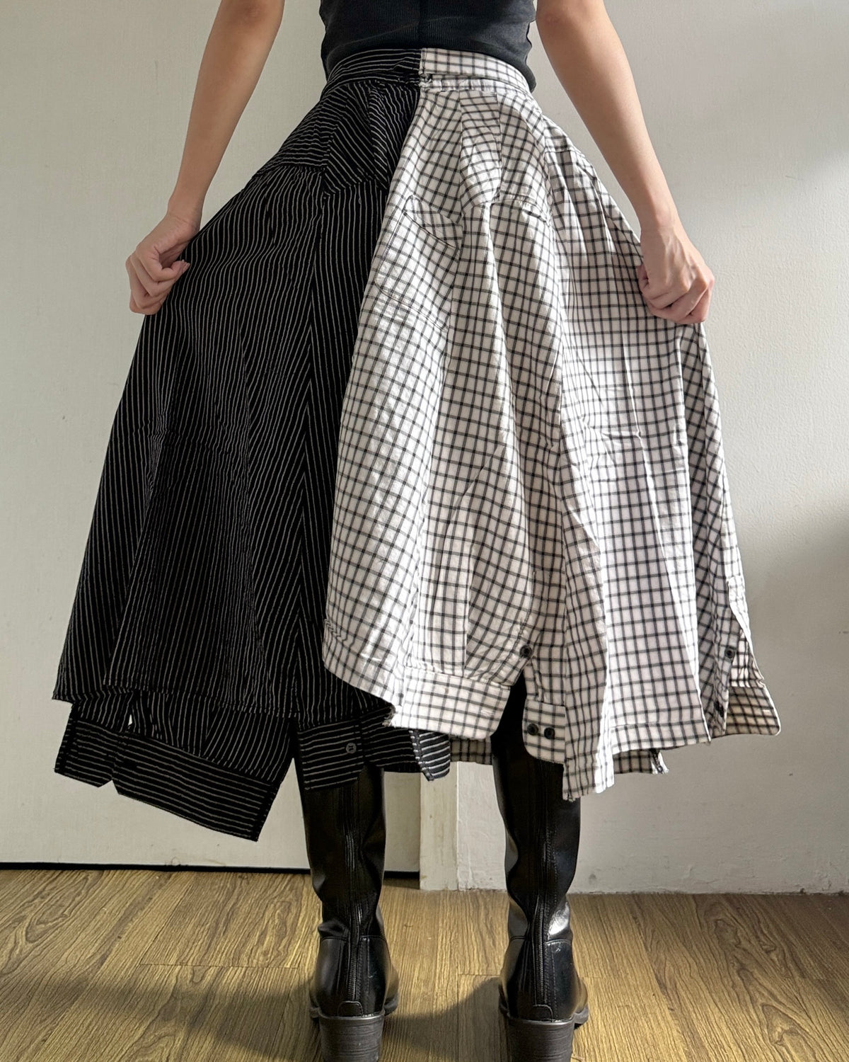Button-up Maxi Skirt 081
