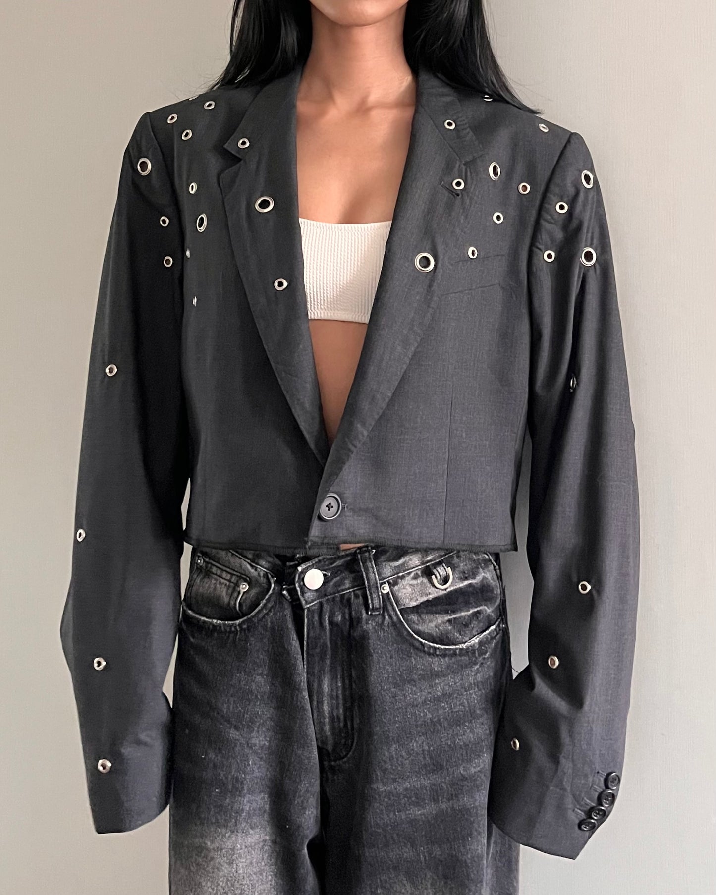 Eyelet Blazer 003
