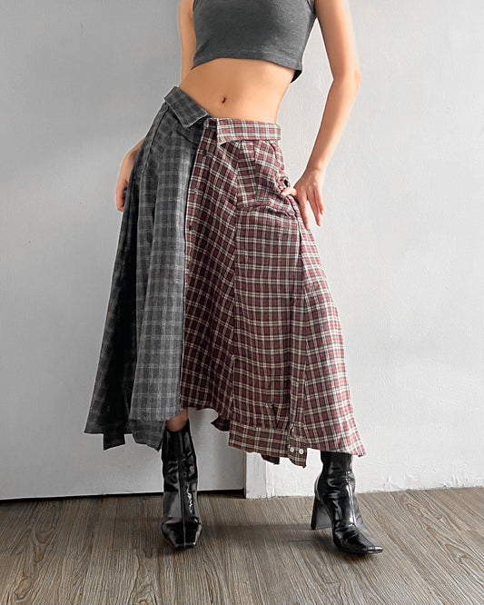 Button-up Maxi Skirt 037