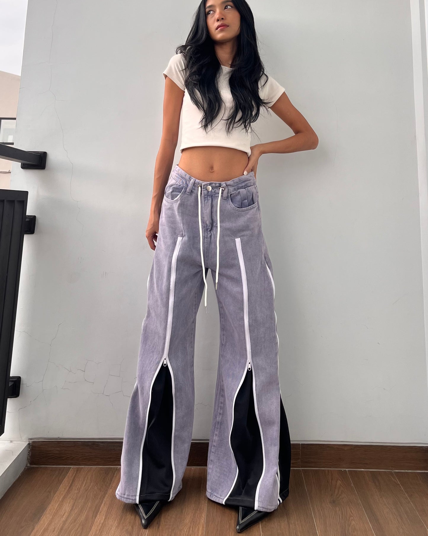 Zipper Pants 023
