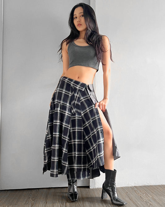 Button-up Maxi Skirt 036