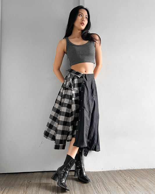 Button-up Maxi Skirt 039