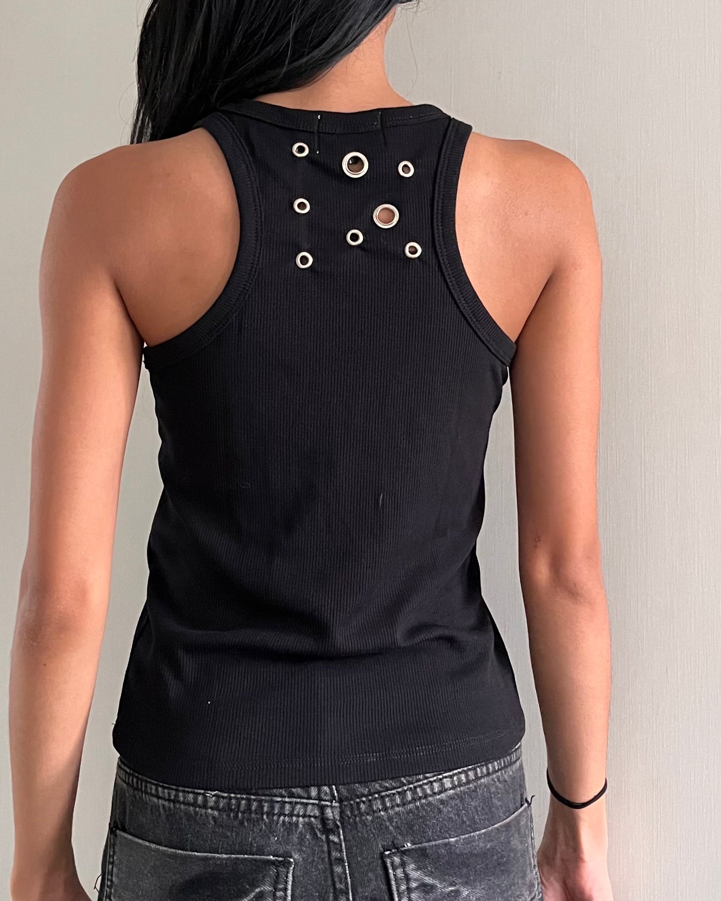 Eyelet Rib Tank 002