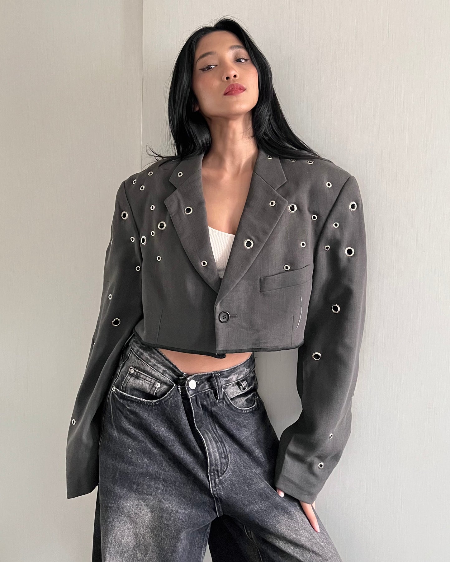 Eyelet Blazer 006