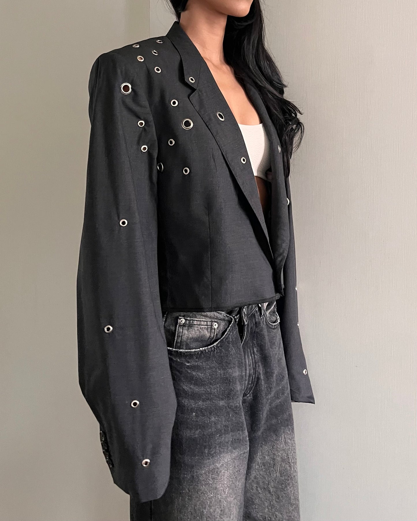 Eyelet Blazer 003