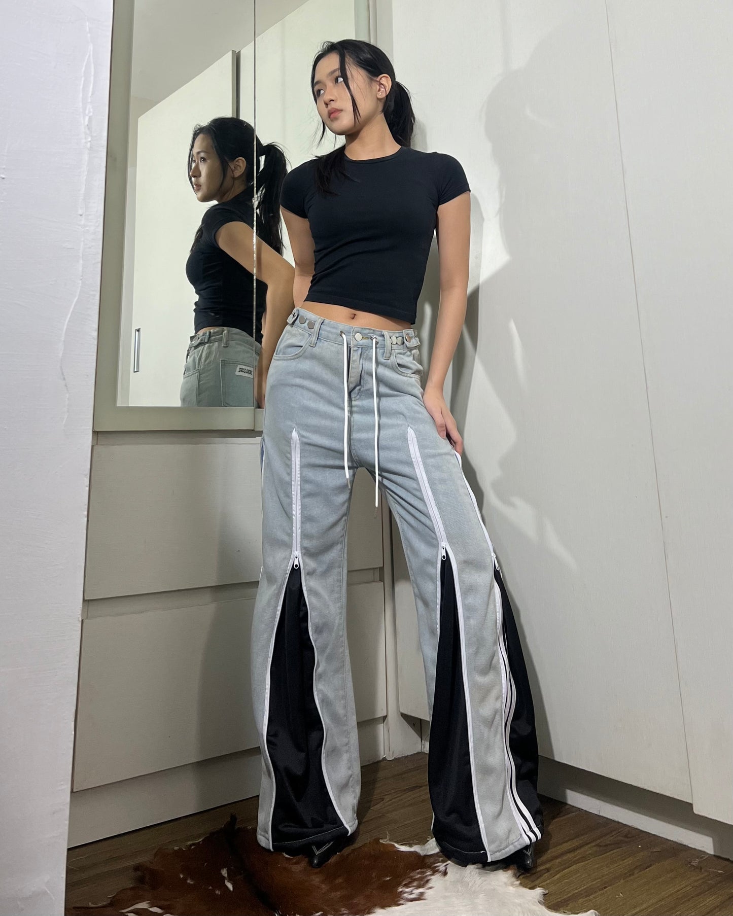Zipper Pants 0133