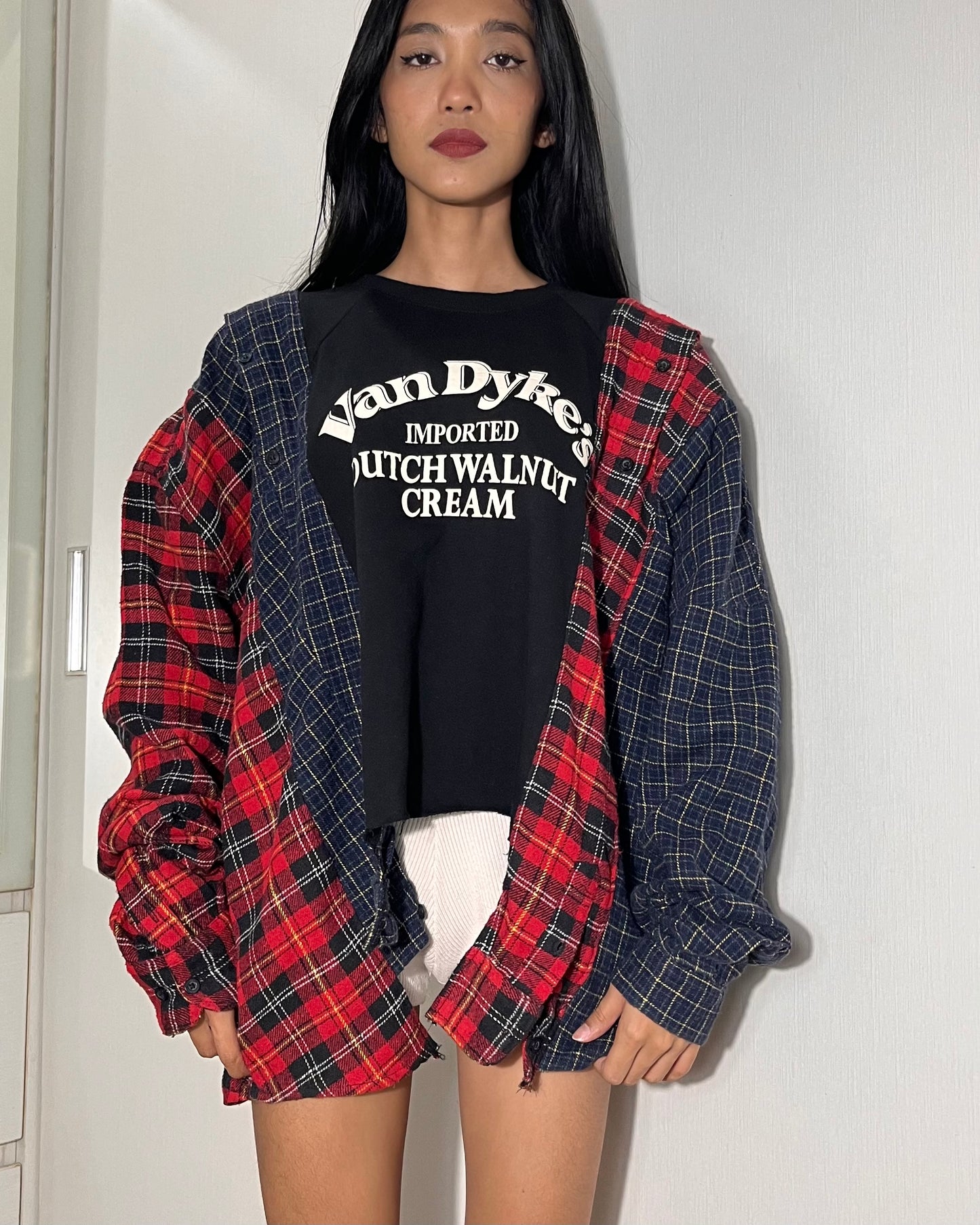 Deconstructed Flannel Shirt 006