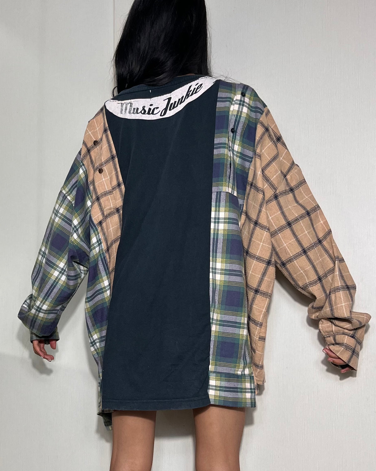 Deconstructed Flannel Shirt 003