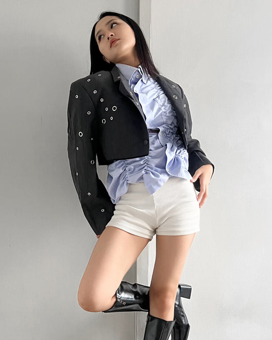 Ruched Shirt 008