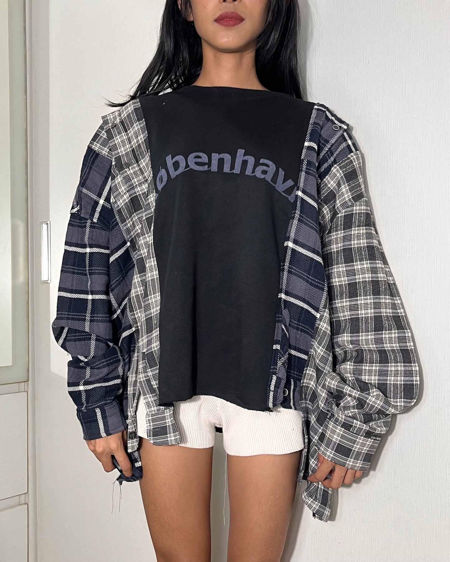 Deconstructed Flannel Shirt 005