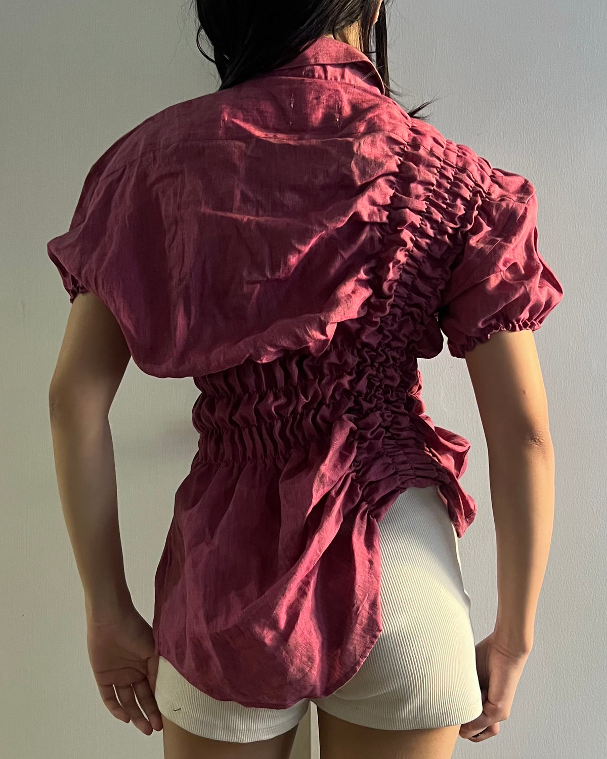 Ruched Shirt 007