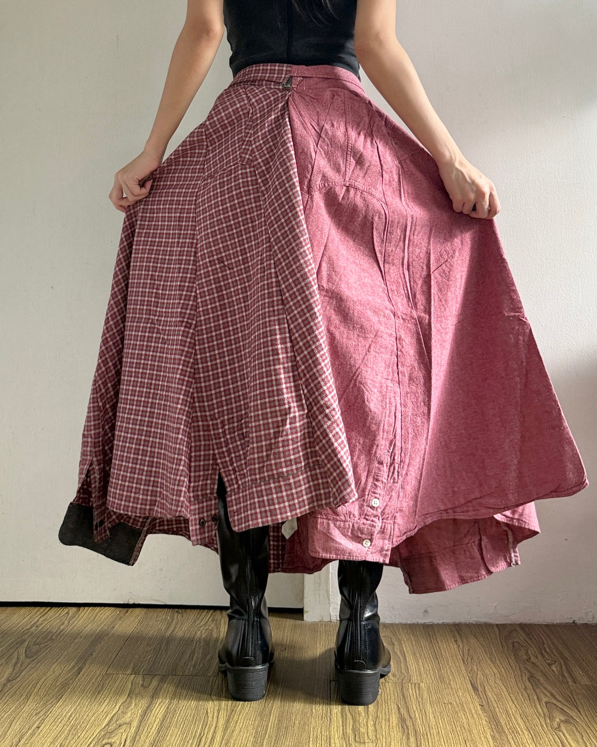 Button-up Maxi Skirt 082