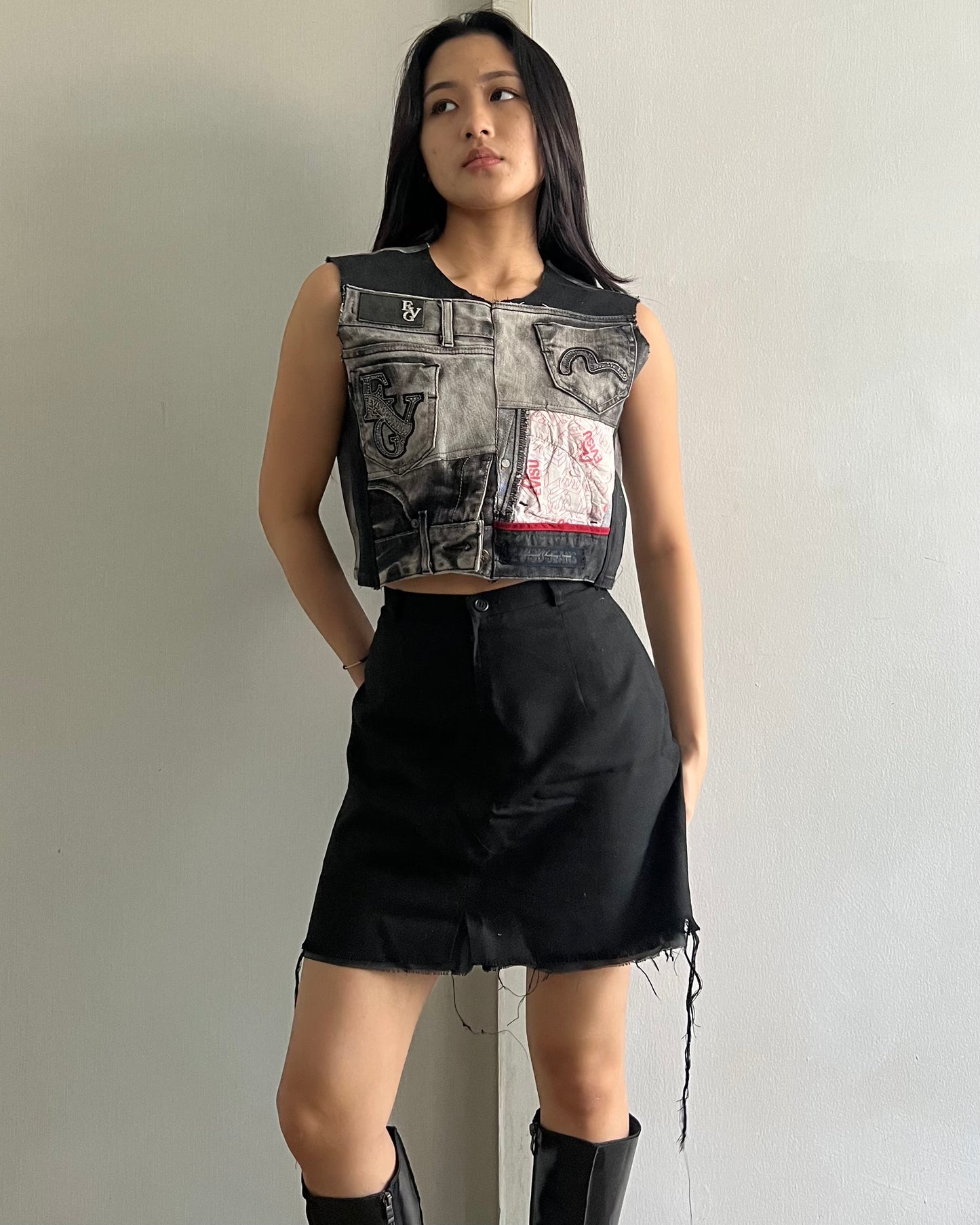 Denim Top 017
