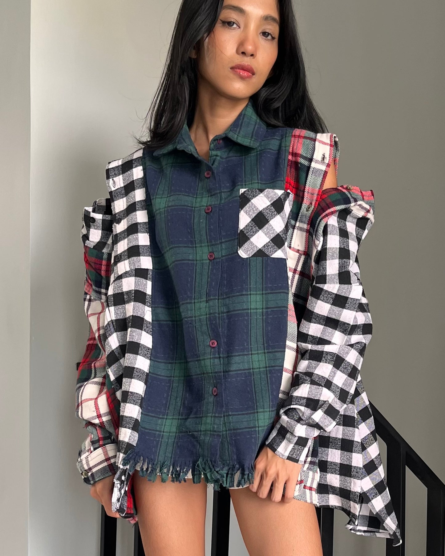 Deconstruct Flannel Shirt 018