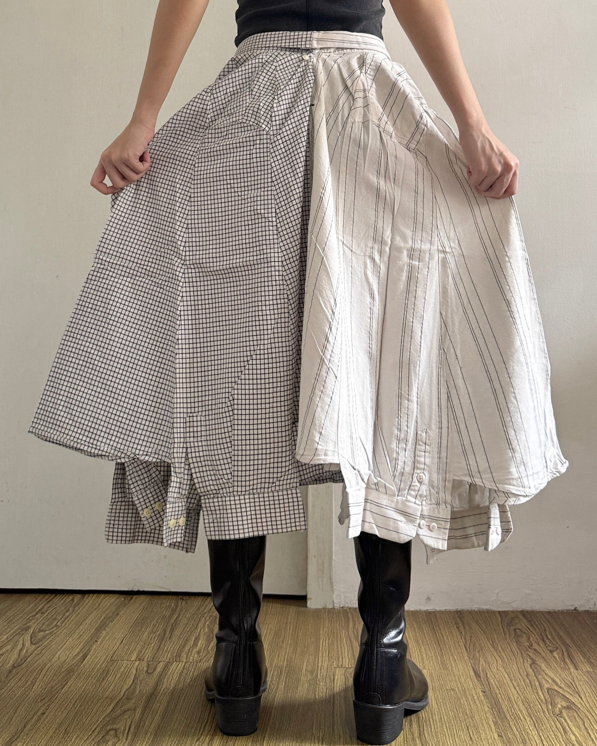 Button-up Maxi Skirt 076