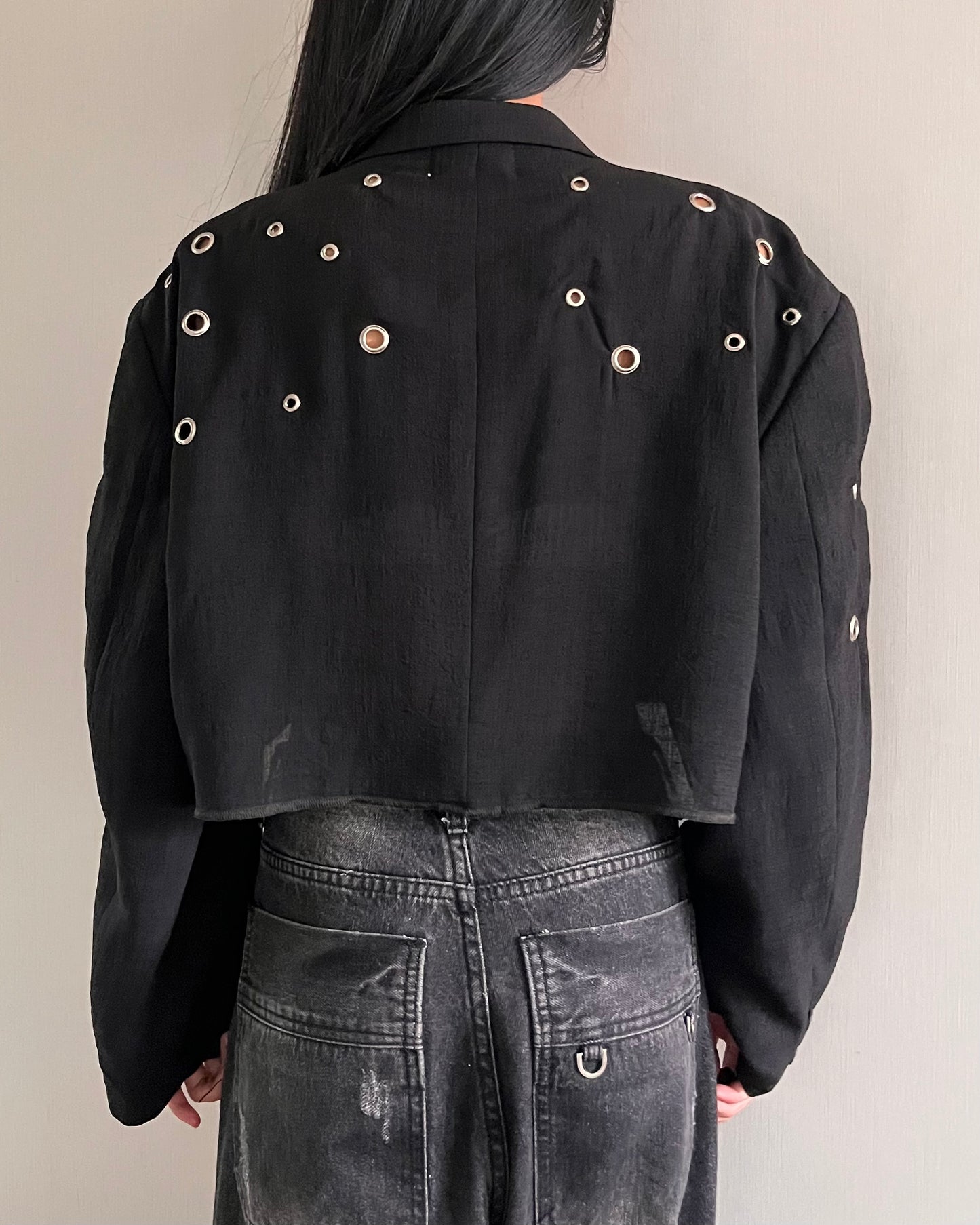 Eyelet Blazer 007