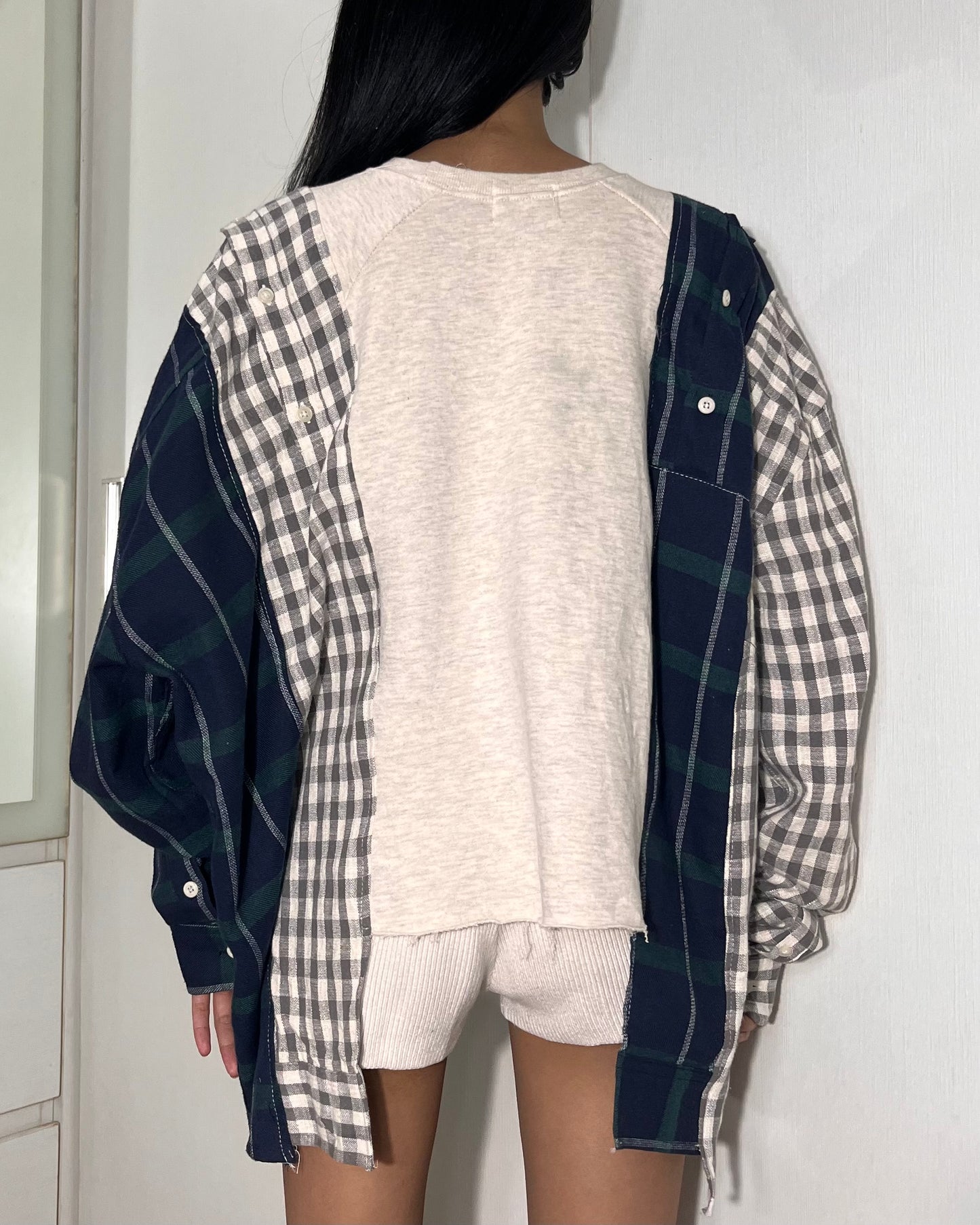 Deconstructed Flannel Shirt 008