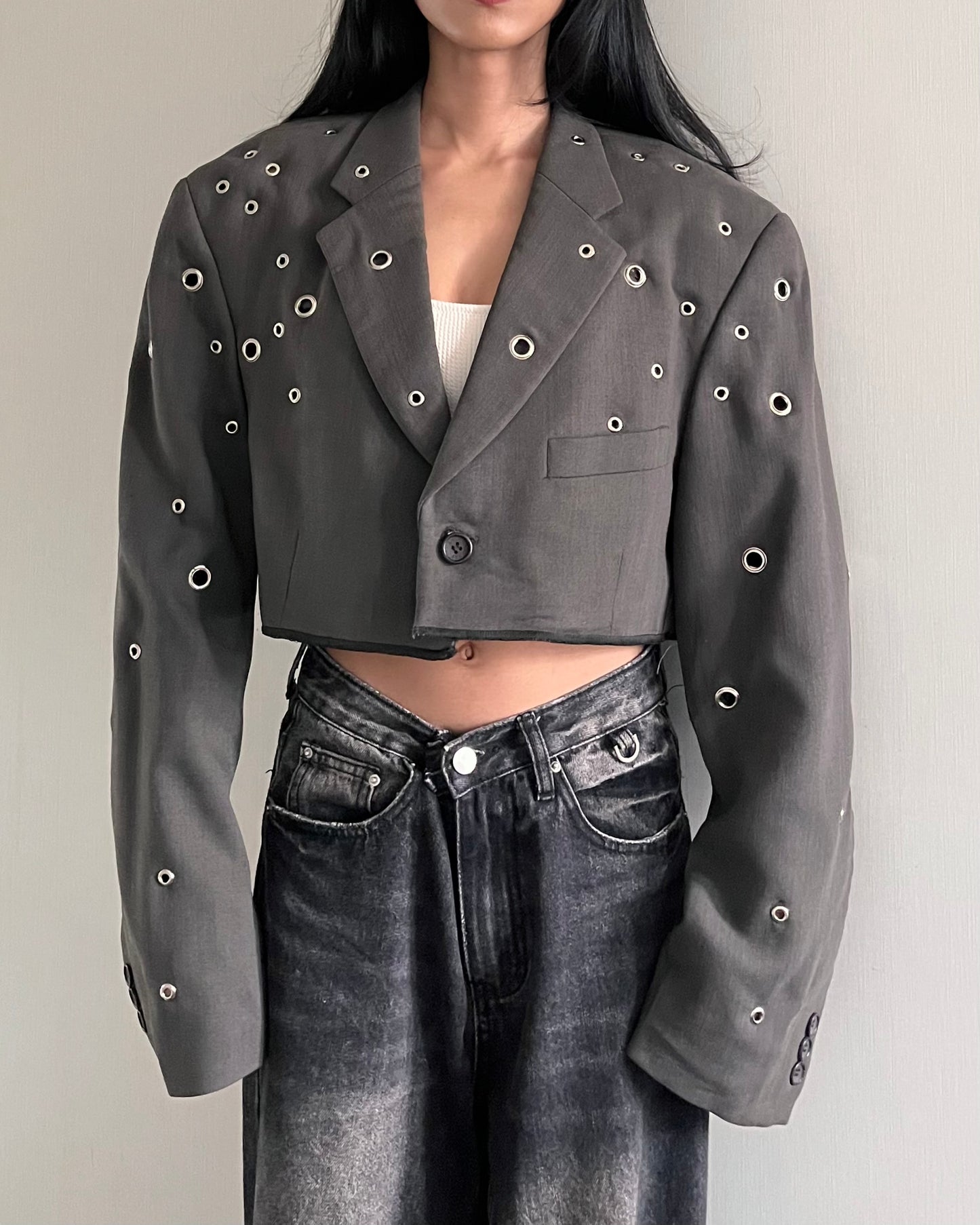 Eyelet Blazer 006