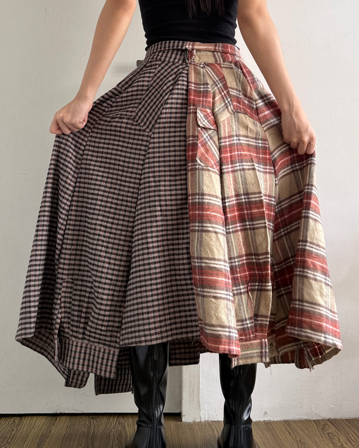 Button-up Maxi Skirt 058