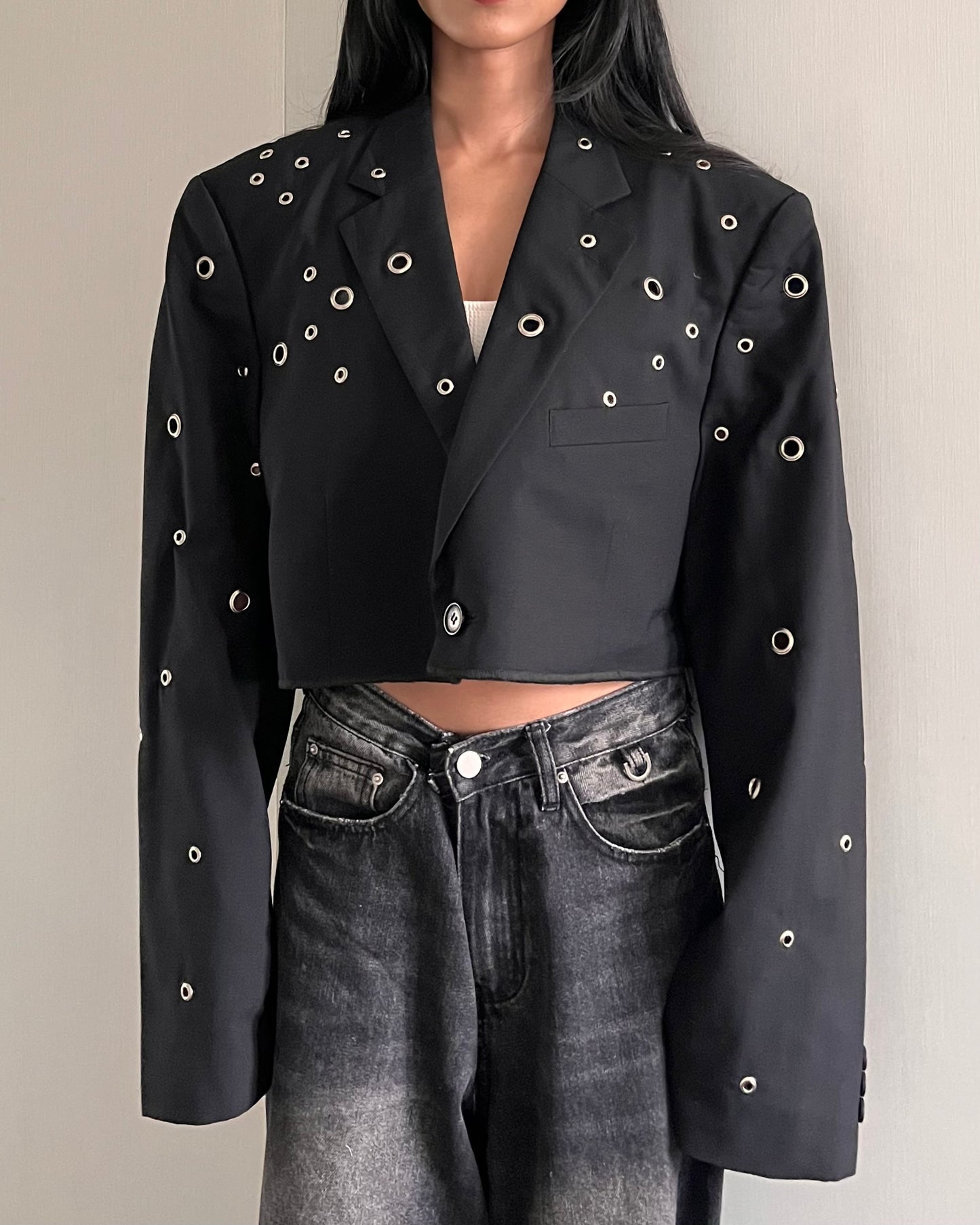 Eyelet Blazer 004