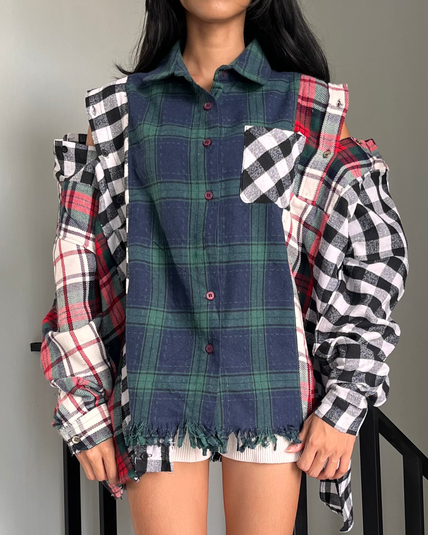 Deconstruct Flannel Shirt 018