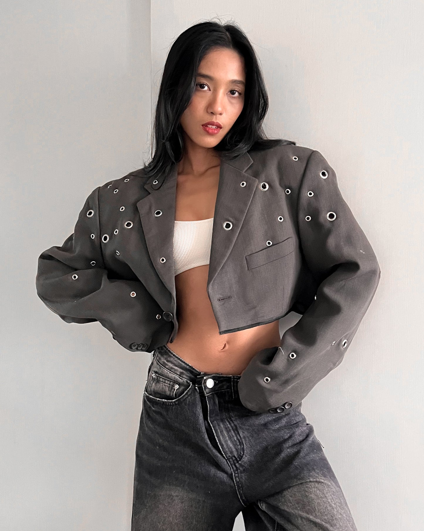Eyelet Blazer 006