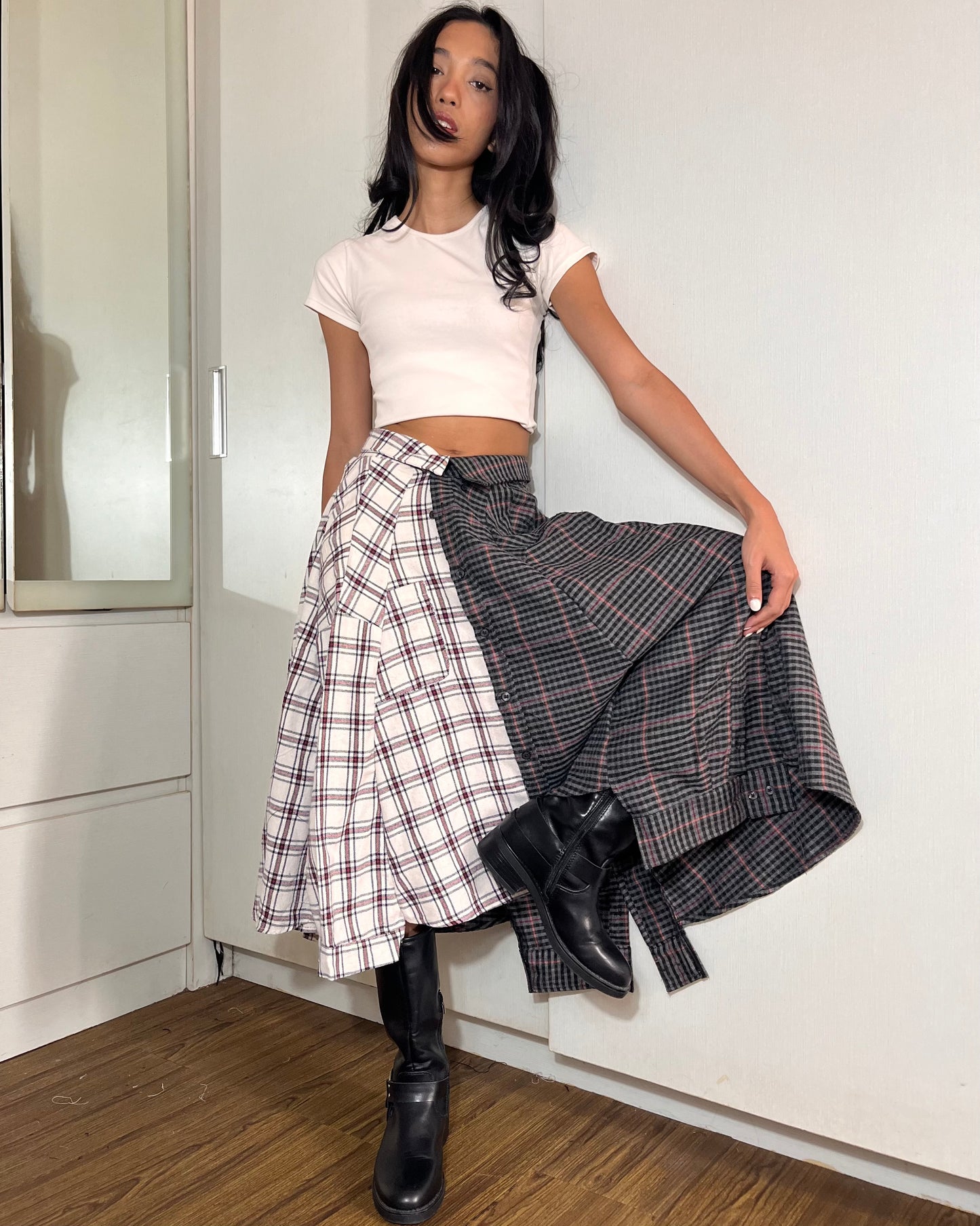 Button-up Maxi Skirt 010