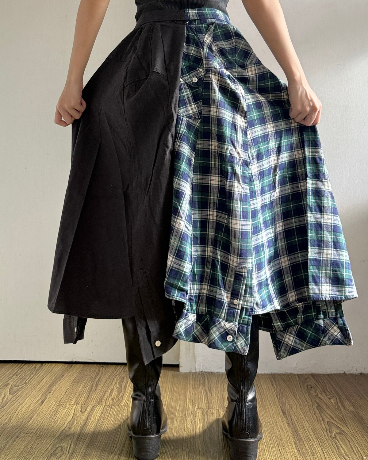 Button-up Maxi Skirt 085