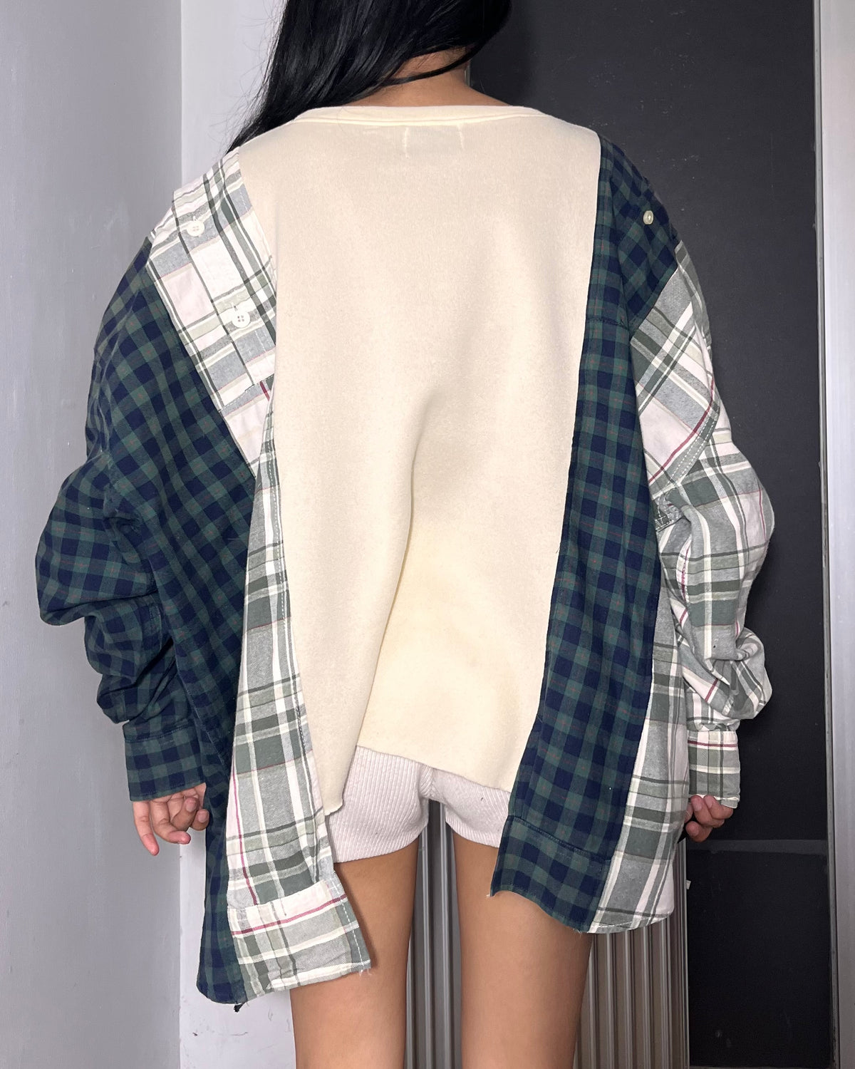 Deconstructed Flannel Shirt 013