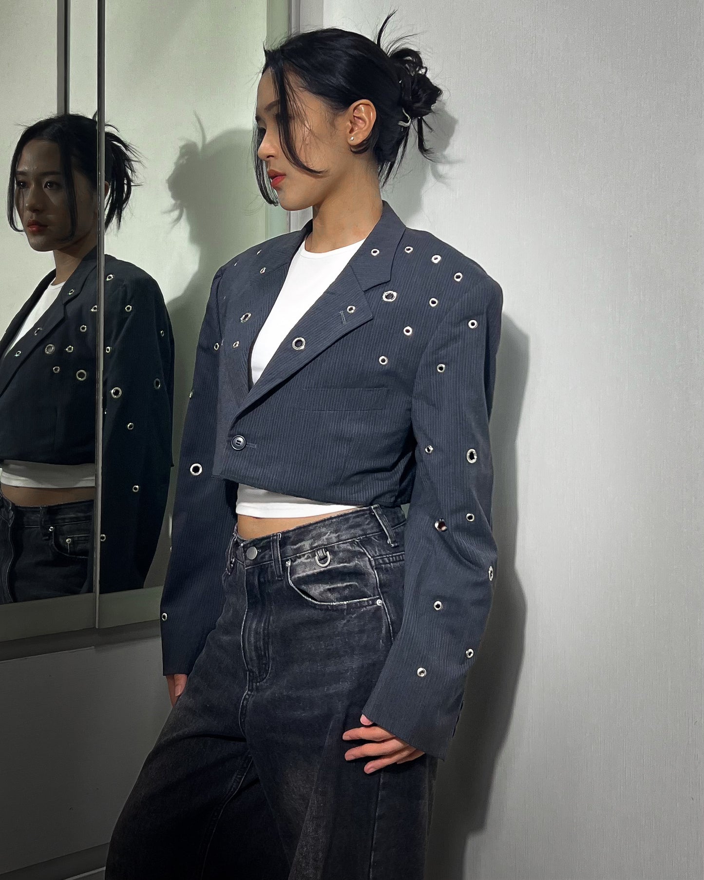 Eyelet Blazer 019