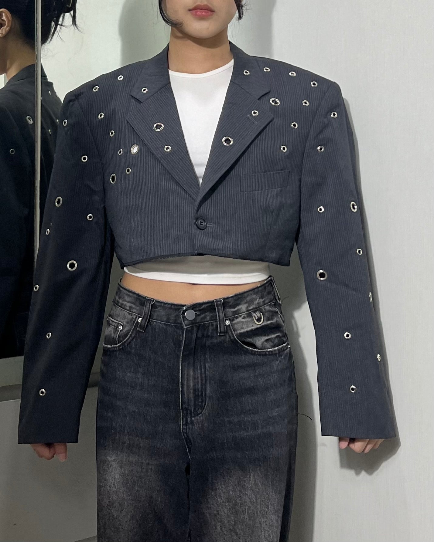 Eyelet Blazer 019