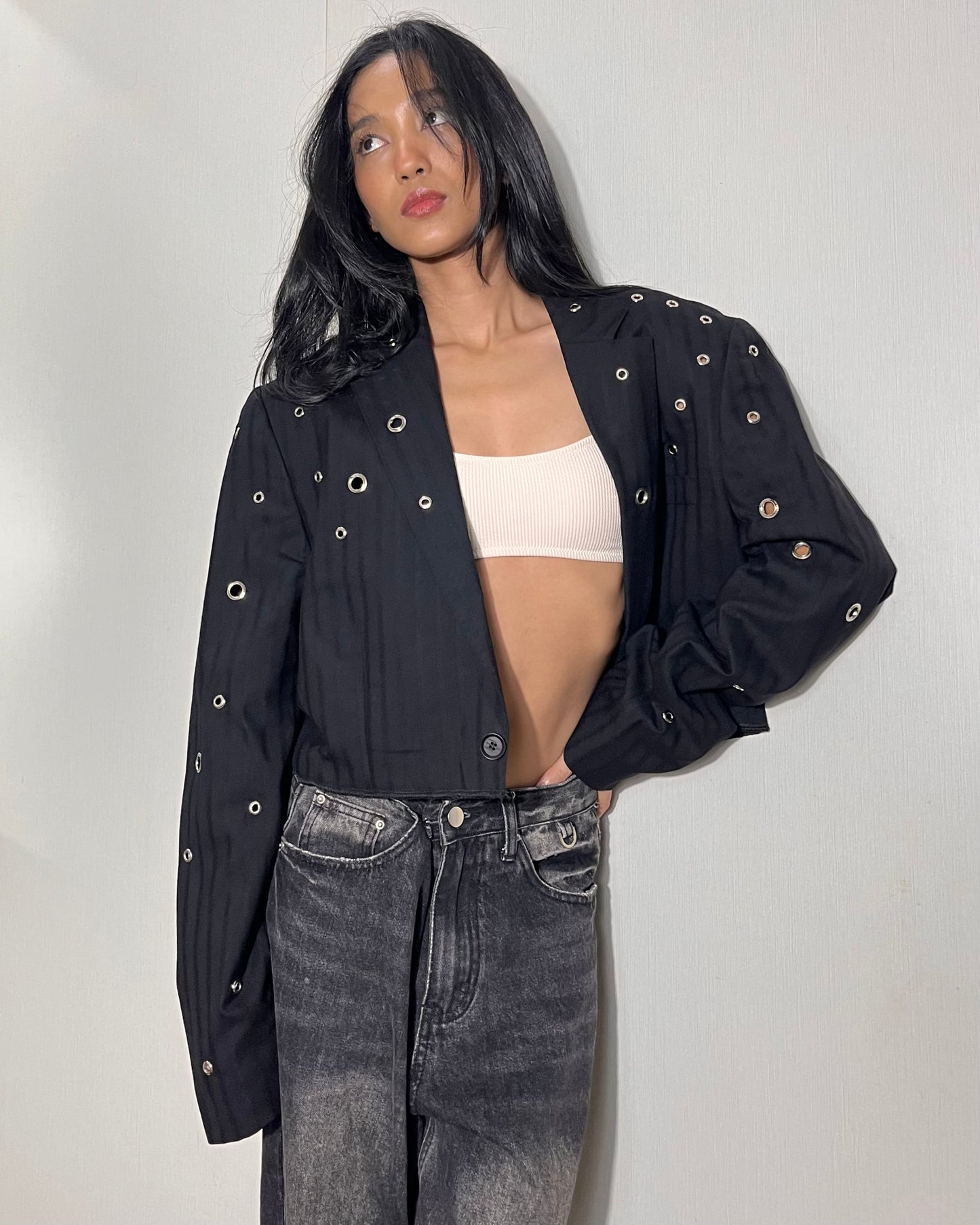 Eyelet Blazer 013