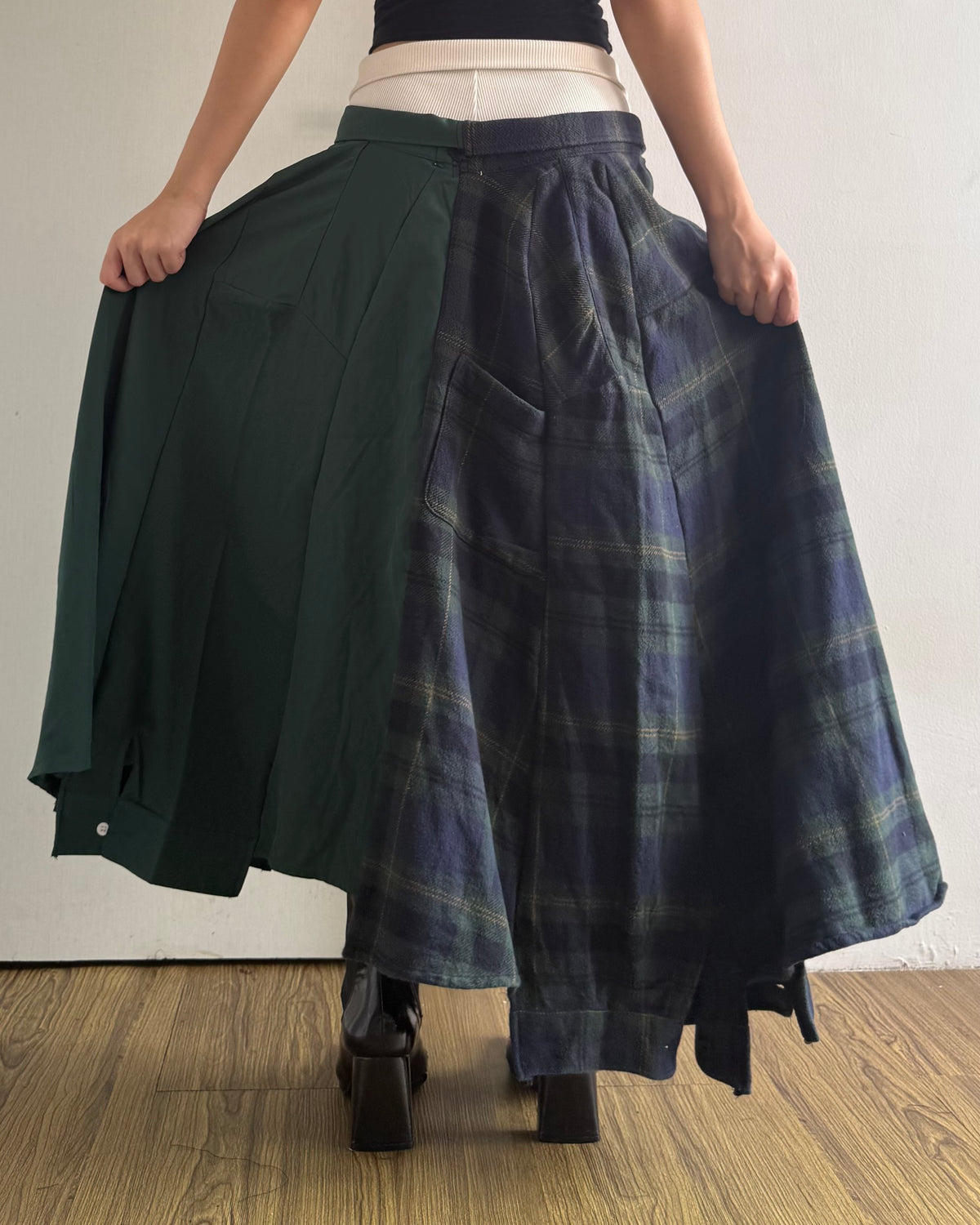 Button-up Maxi Skirt 044