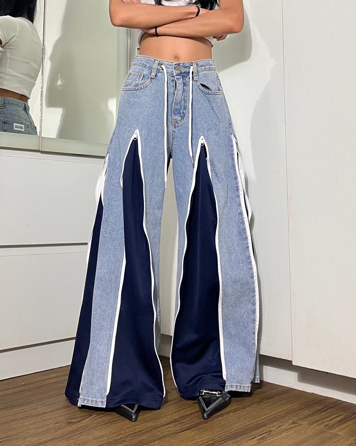 Zipper Pants 008