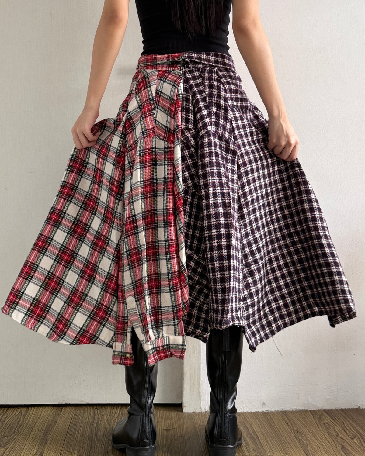 Button-Up Maxi Skirt 056