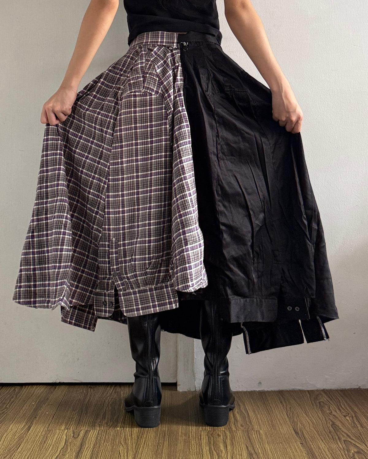 Button-up Maxi Skirt 070