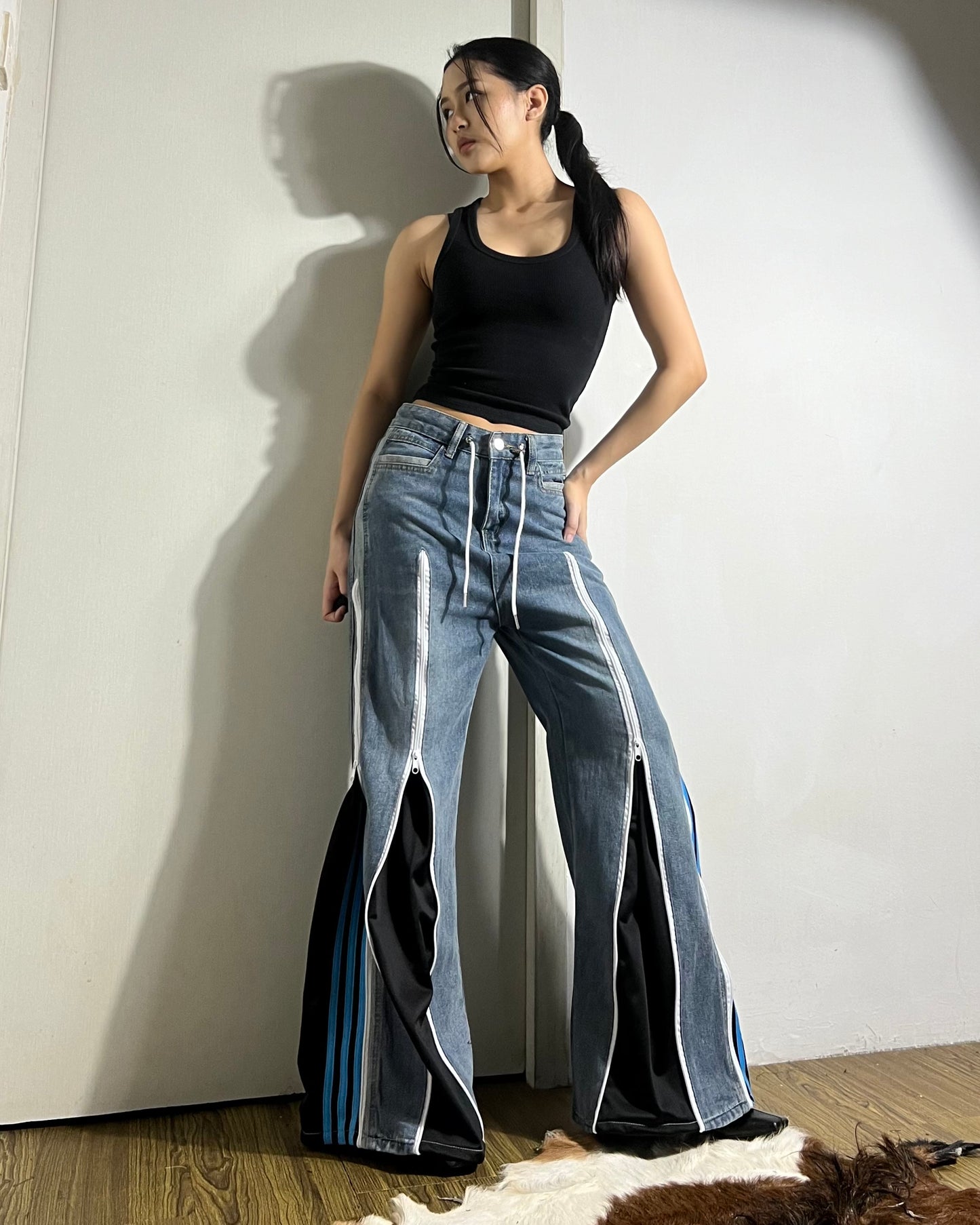 Zipper Pants 0158