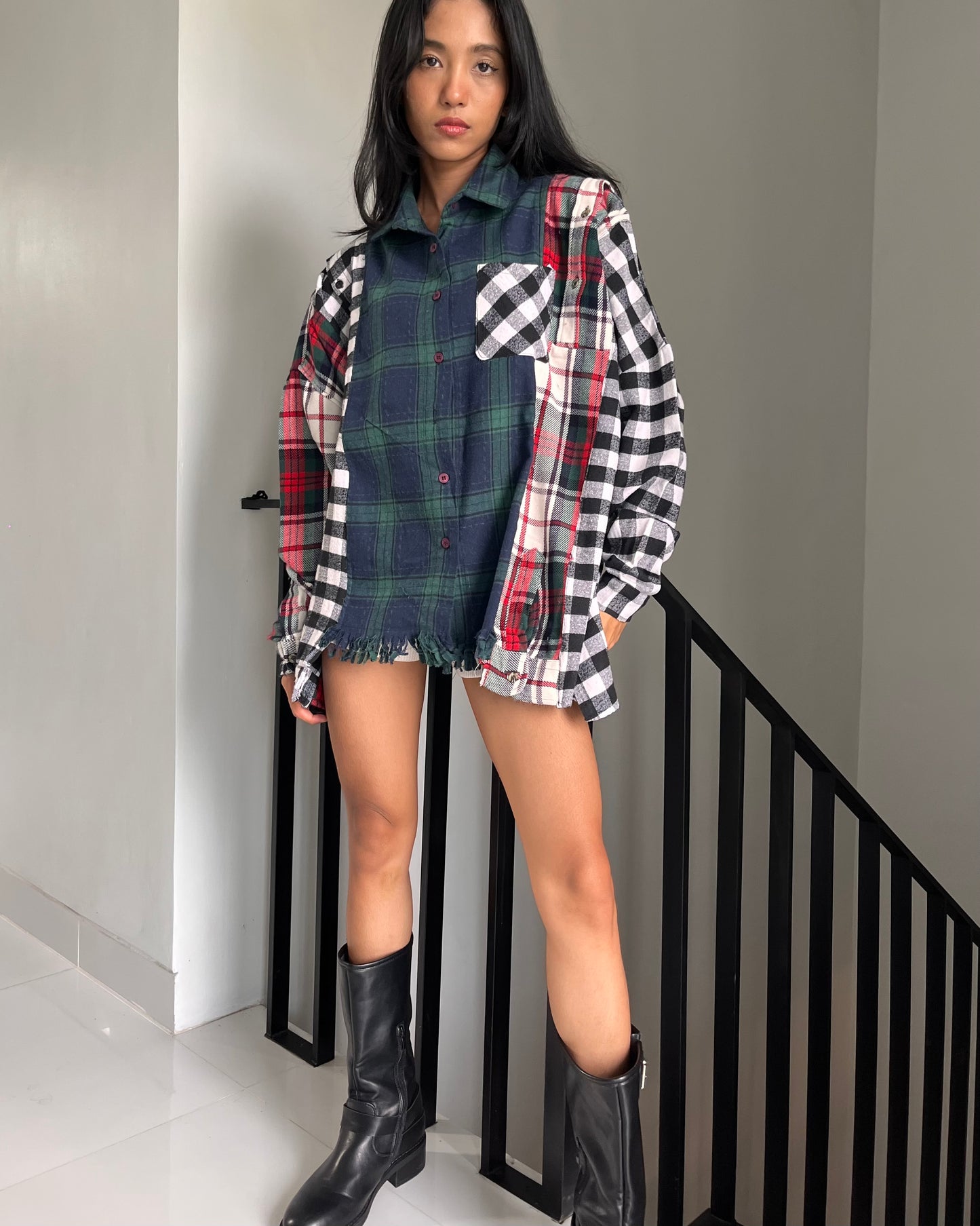 Deconstruct Flannel Shirt 018