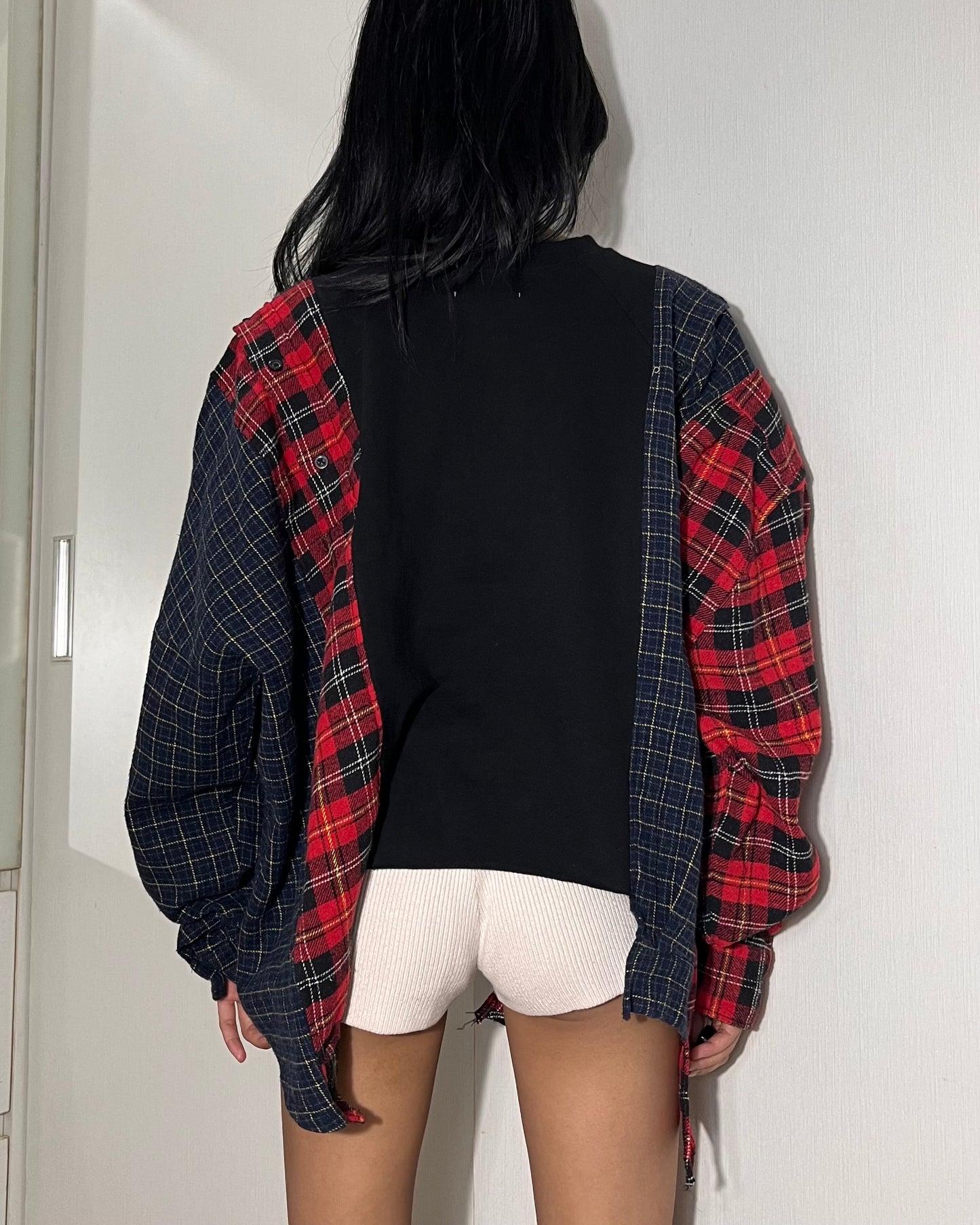 Deconstructed Flannel Shirt 006