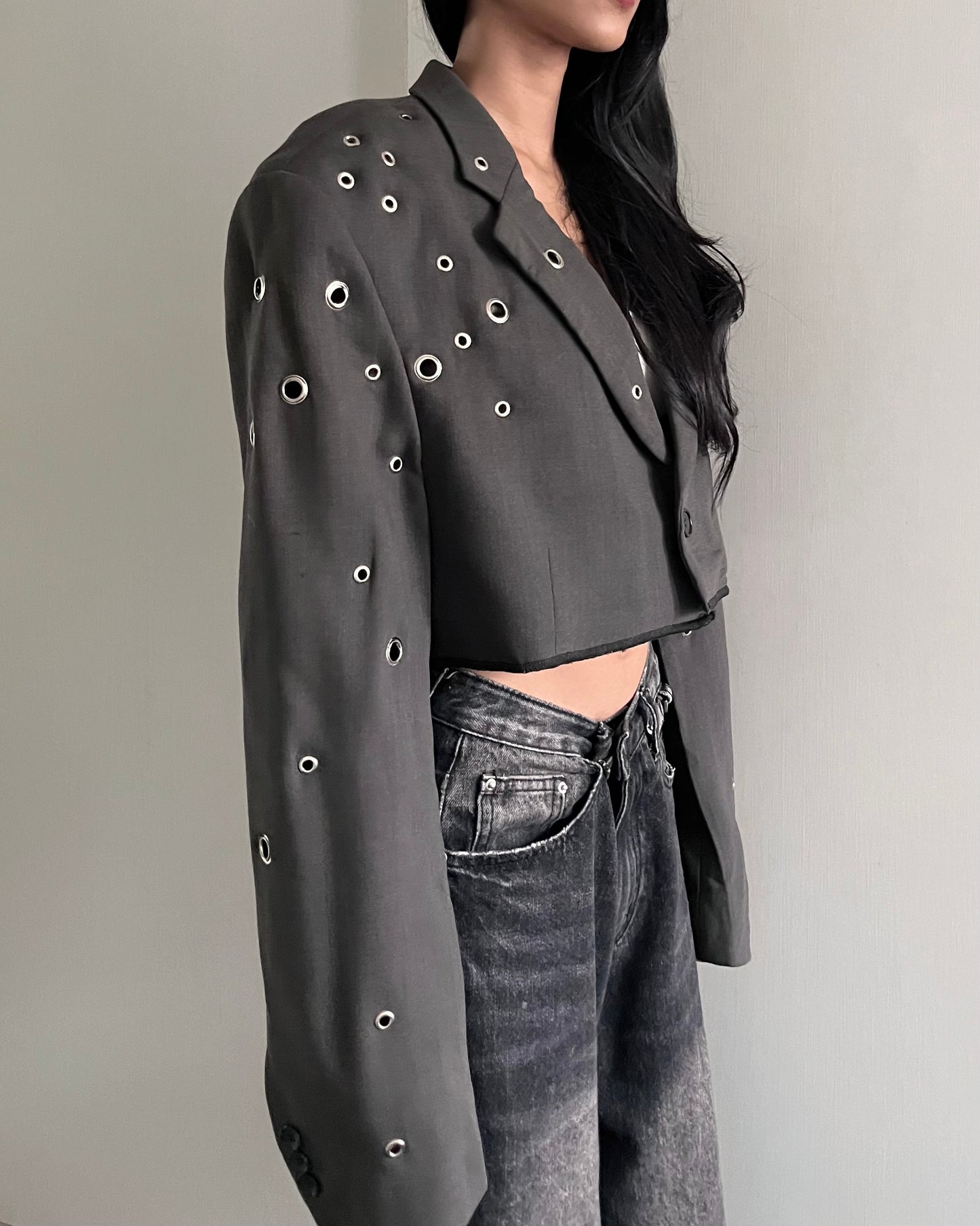 Eyelet Blazer 006