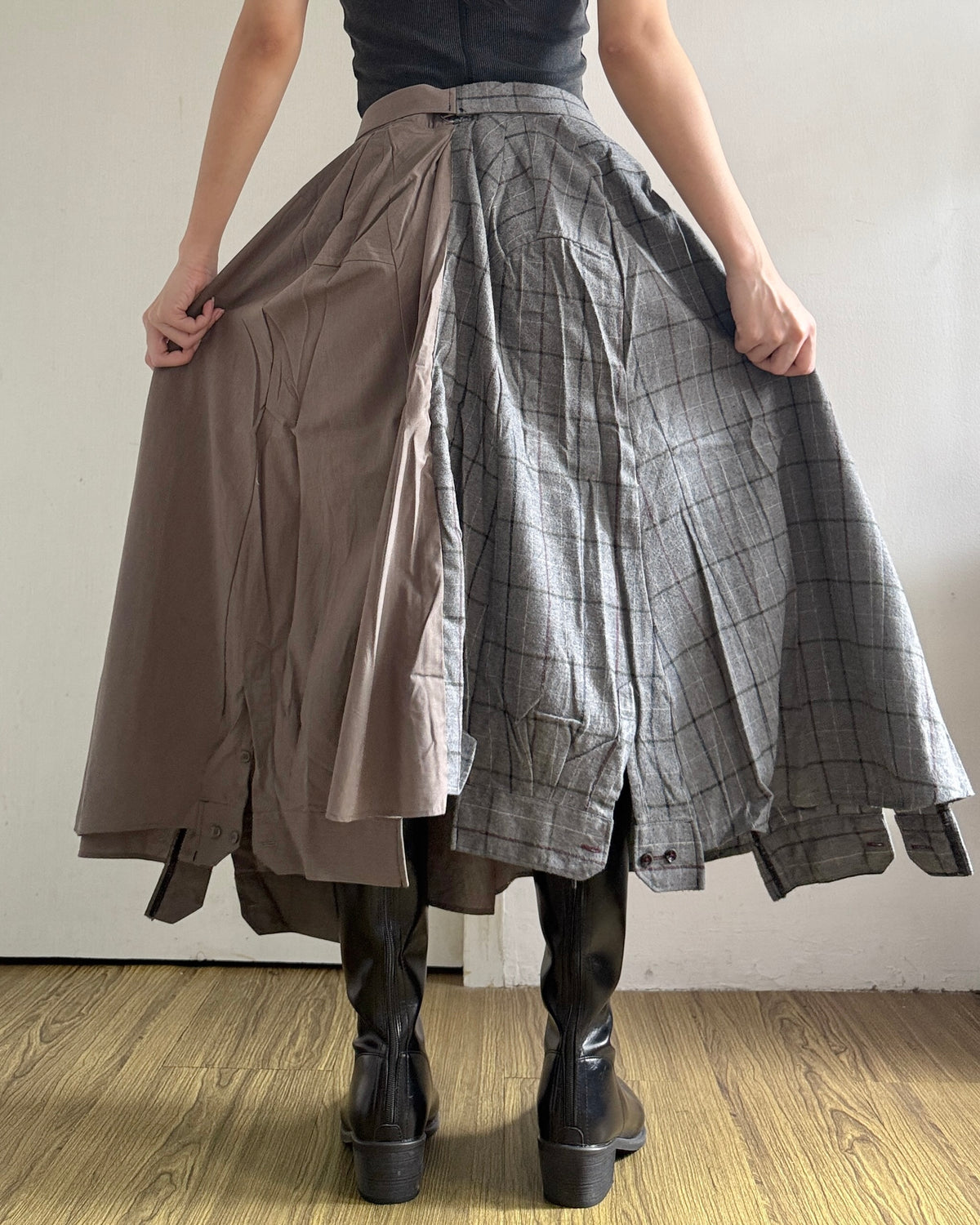 Button-up Maxi Skirt 077