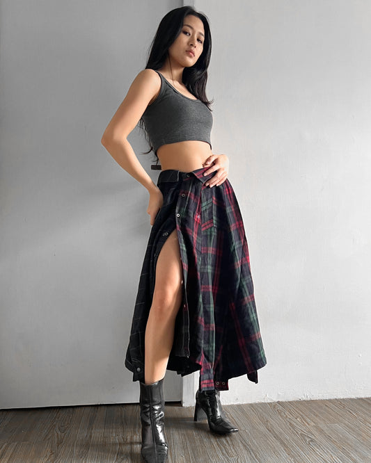Button-up Maxi Skirt 034