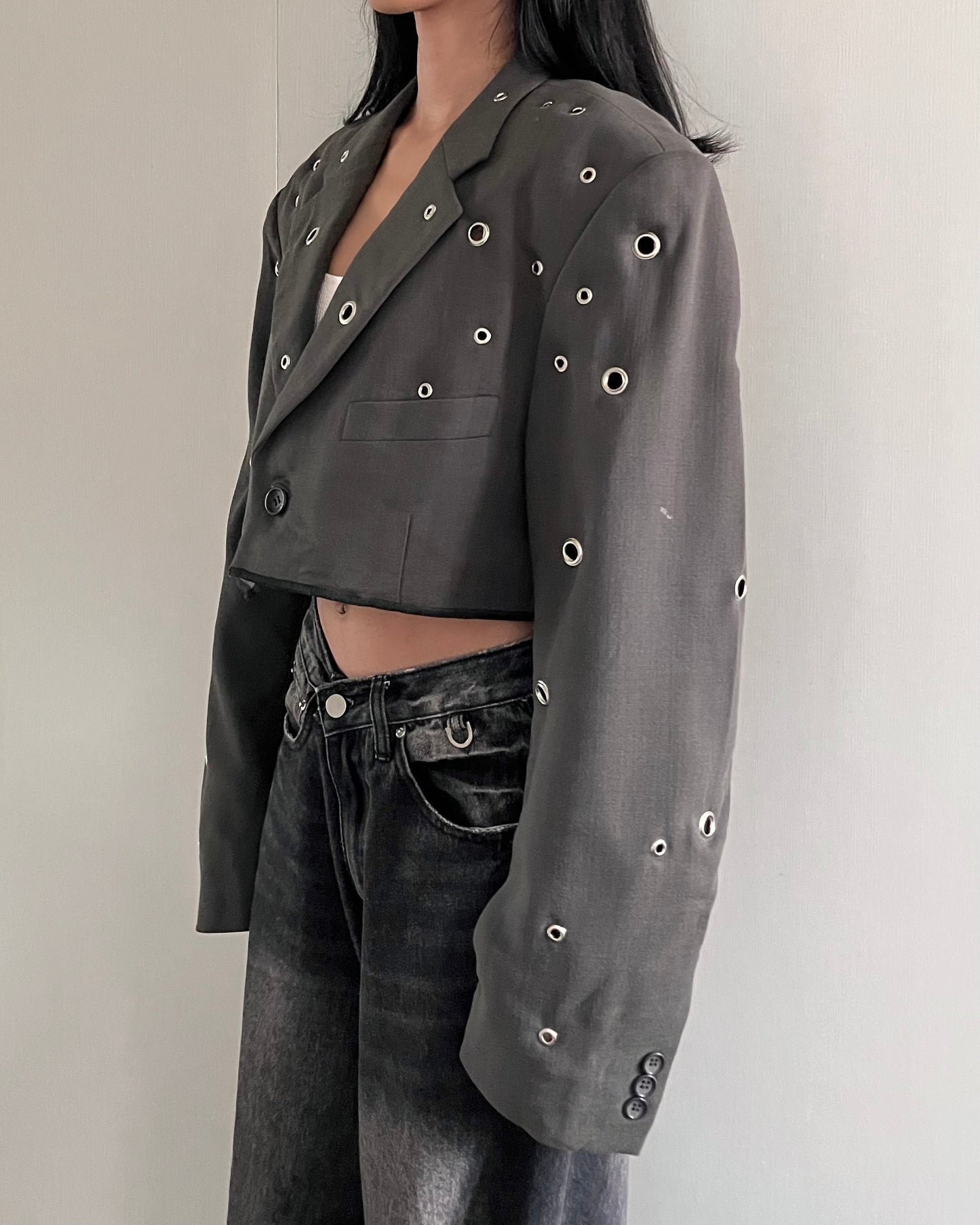 Eyelet Blazer 006