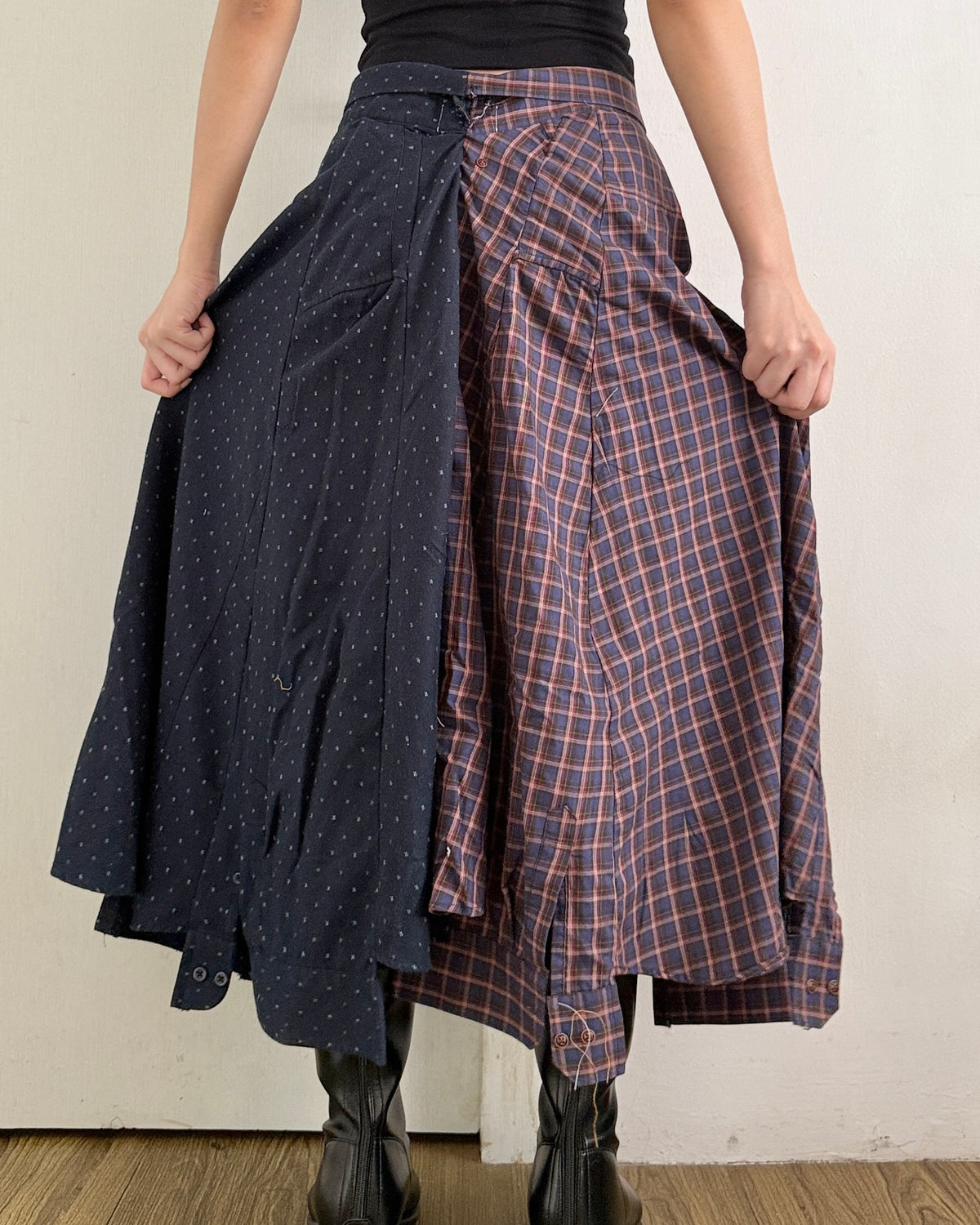 Button-up Maxi Skirt 074