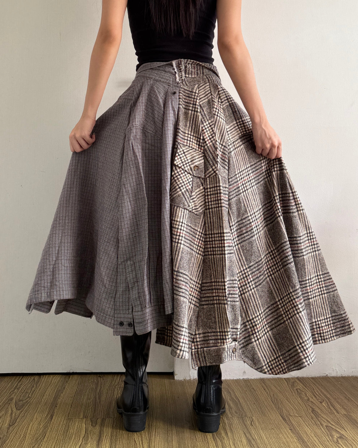 Button-up Maxi Skirt 060