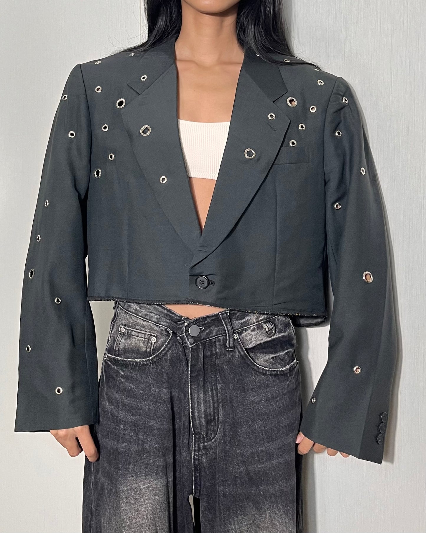 Eyelet Blazer 012
