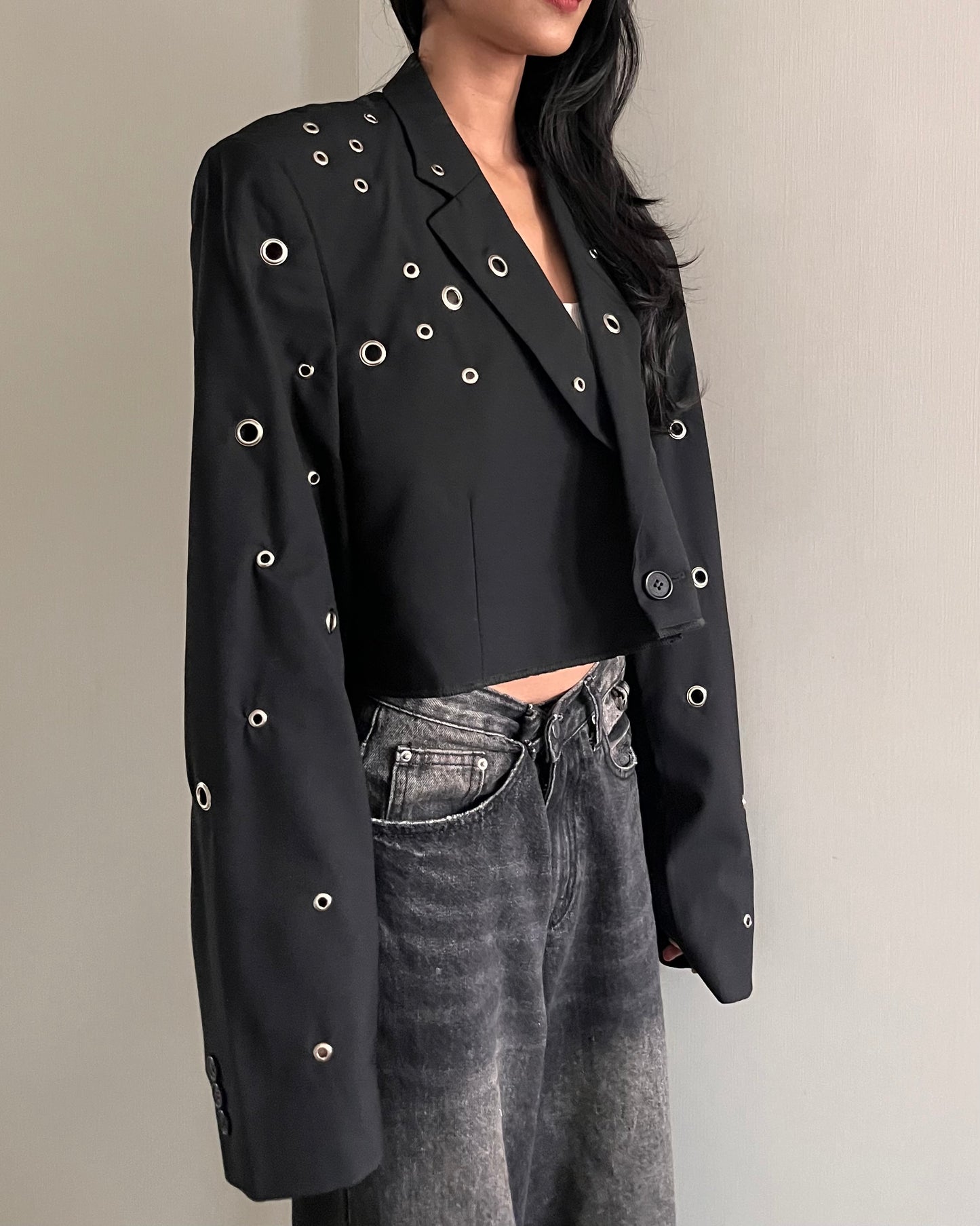 Eyelet Blazer 004