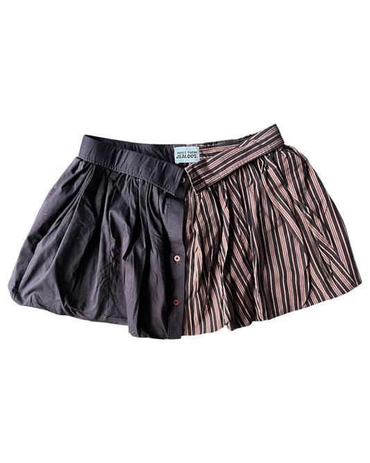 Button-up Balloon Skirt 007