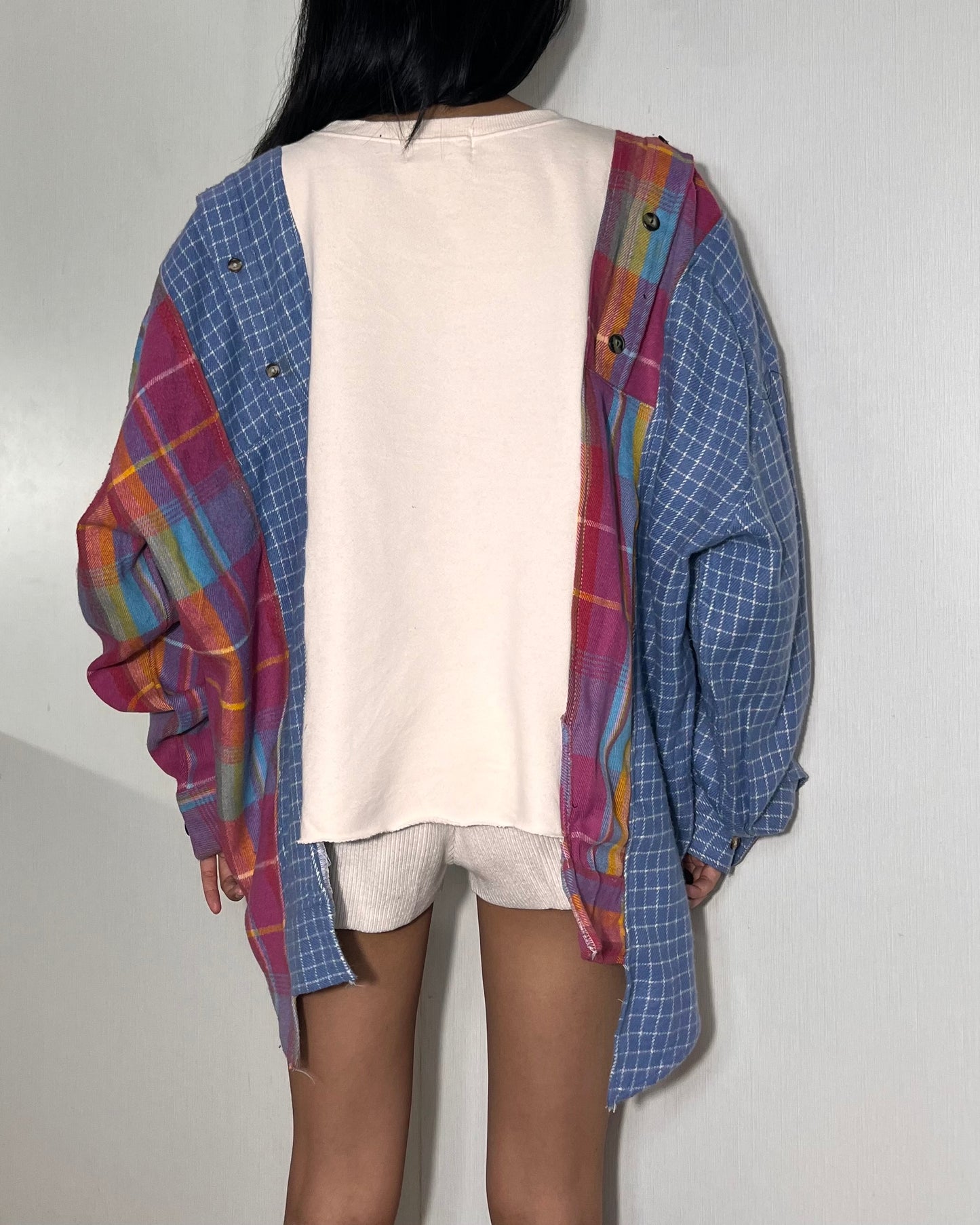 Deconstructed Flannel Shirt 007